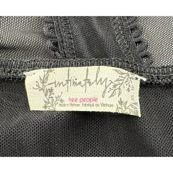 NWOT - Free People Spellbound Bodysuit Black Combo Floral Print Size S - Picture 5 of 8